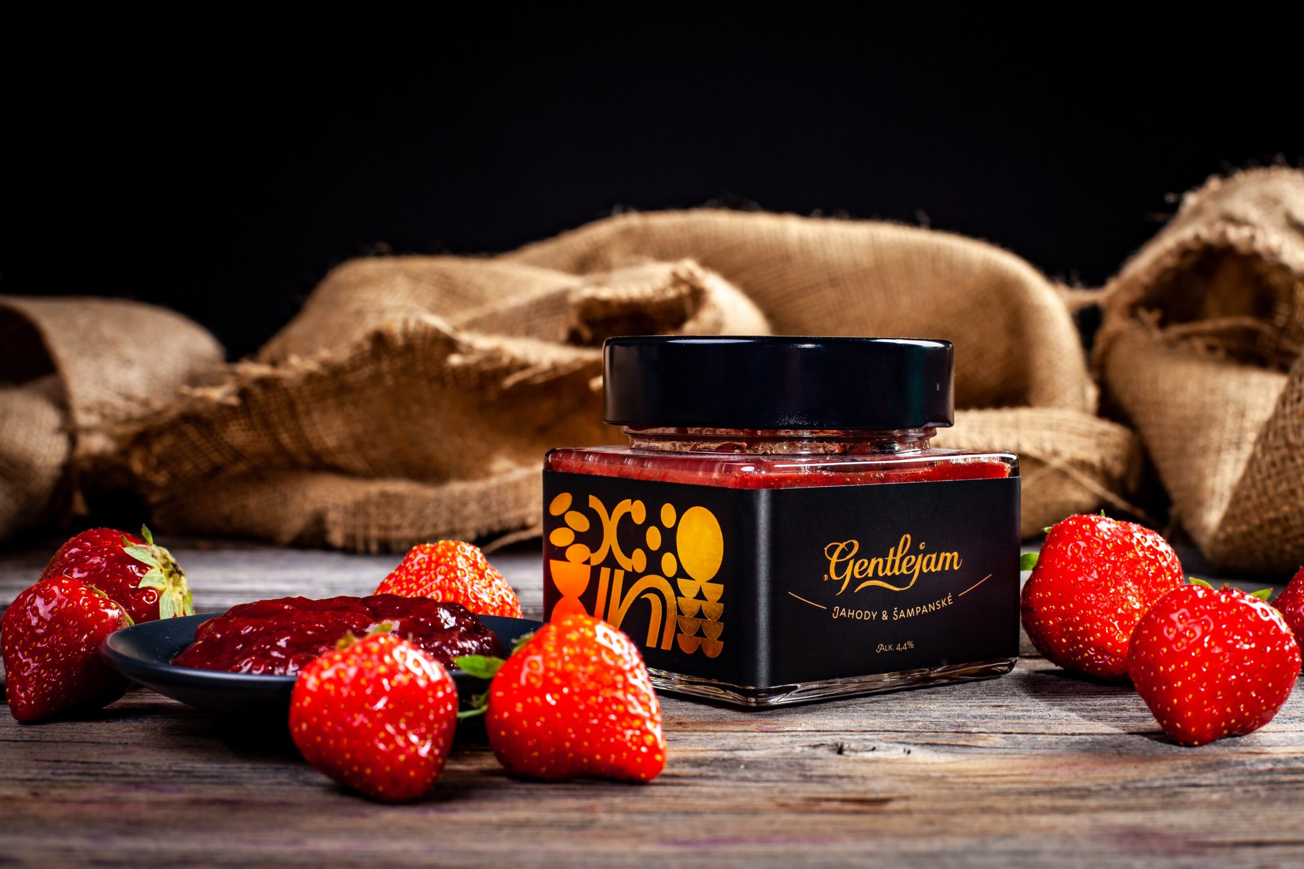 Summer in a jar - strawberry jam with fresh lime